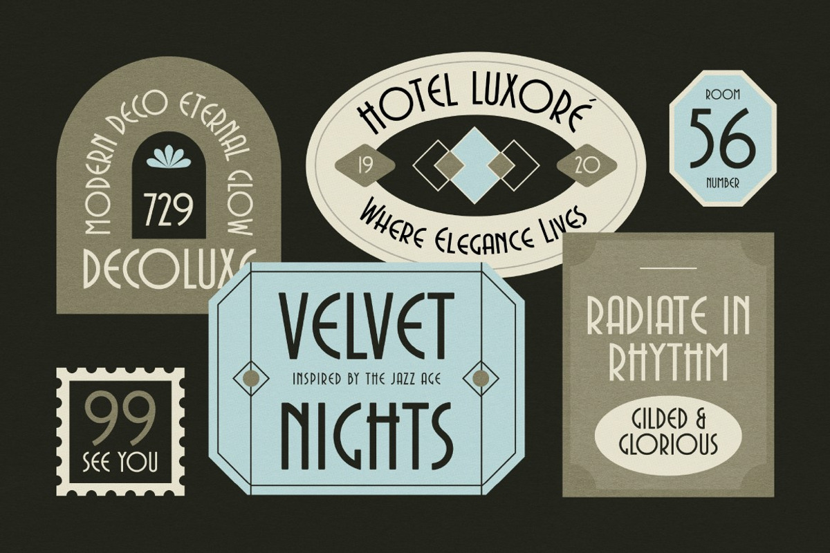 Nuvadeco, a Sans Serif Font by graphicook (Photo 9 of 10)