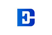 Letter E or ED Monogram Logo, a Branding & Logo Template by ganuDESIGN (Thumbnail 1 of 2)