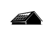 Solar Powered Home Silhouette Set, a Graphic by Designer_Momina (Thumbnail 14 of 14)