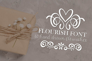 Flourish Font - 60 Ornaments