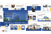 Professional Outsourcing PowerPoint, a Presentation Template by Loin Studio (Thumbnail 1 of 4)