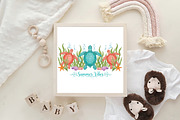 Summer Vibes Sea Turtle Beach PNG, an Illustration by CraftArtStudio (Thumbnail 4 of 4)