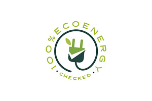 Checked Eco Energy Green Friendly