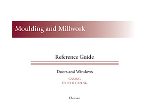 Moulding Millwork: Door And Windows