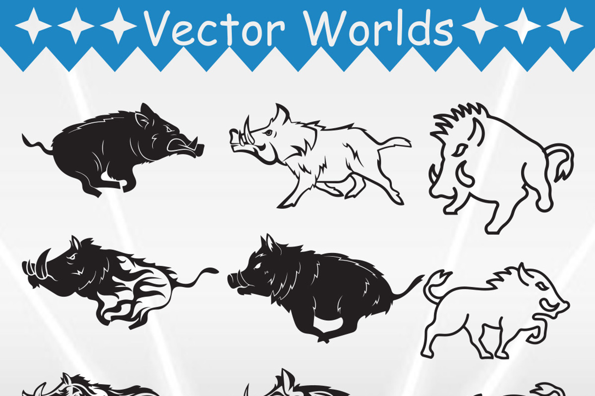 The Boar Symbol SVG, The Boar SVG, an Object Graphic by VectorWorlds (Photo 3 of 3)