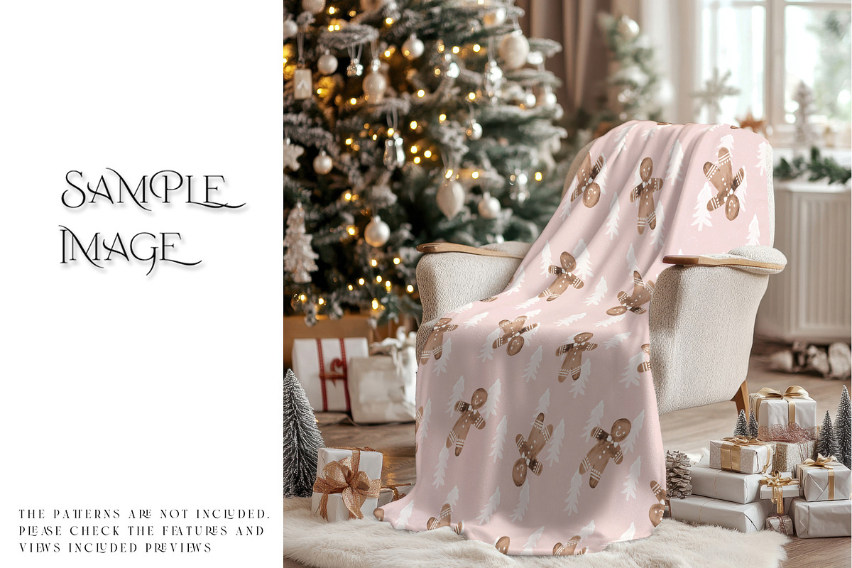 Christmas Fleece Blanket Mockups, a Product Mockup by mock-ups (Photo 11 of 11)