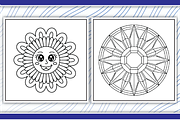Mandala Abstract Coloring Pages, an Illustration by LightExpress (Thumbnail 4 of 4)