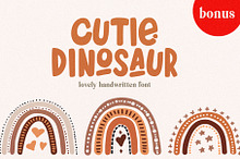 Cutie Dinosaur Font + Free Bonus