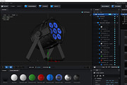 Stage Lighting Collection-14 PCS, an Object 3D Model by akerStudio (Thumbnail 248 of 309)