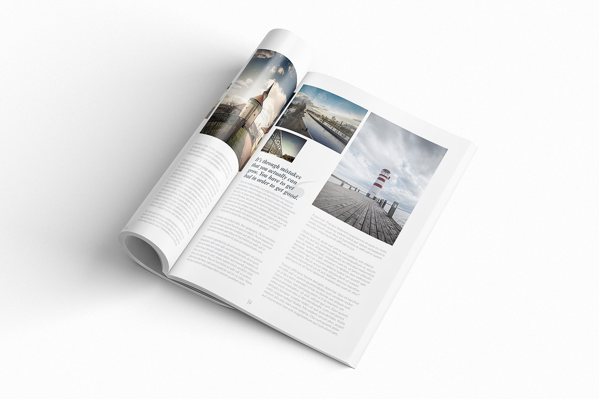 Magazine Template InDesign 13, a Magazine Template by Love Graphic Design (Photo 7 of 20)