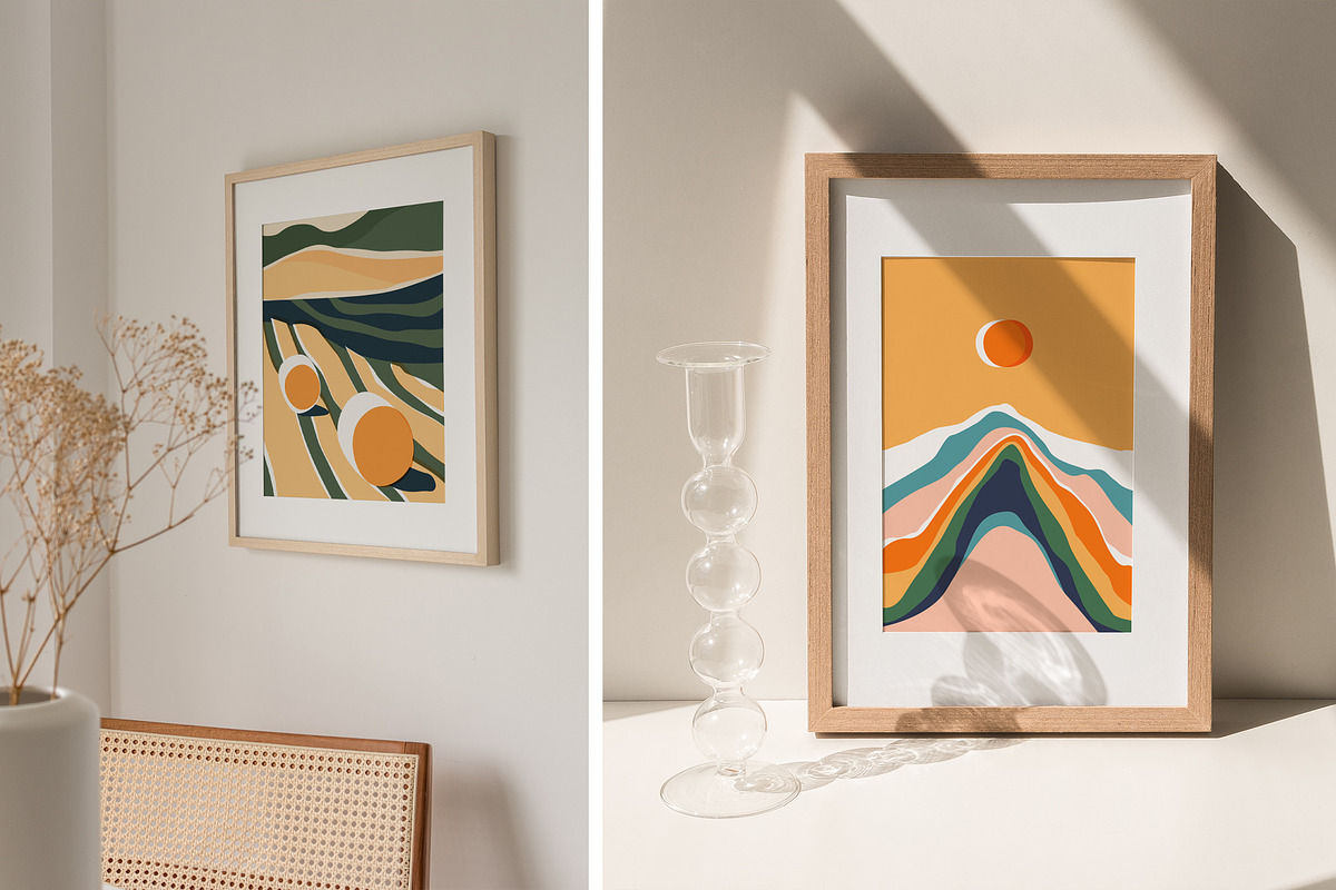12 Landscape Postcards + more, a Decorative Illustration by Dedraw Studio (Photo 6 of 10)