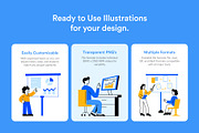 Animated Workplace Illustrations, a Work Illustration by Vectors Market (Thumbnail 2 of 4)