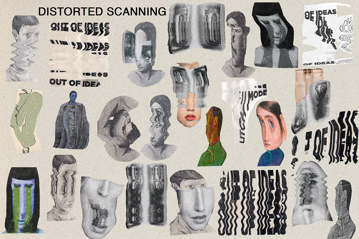 Сreative retro collages, an Object Graphic by Aleks.Flaks (Photo 5 of 18)