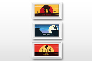 Cowboy & Wild West Banners