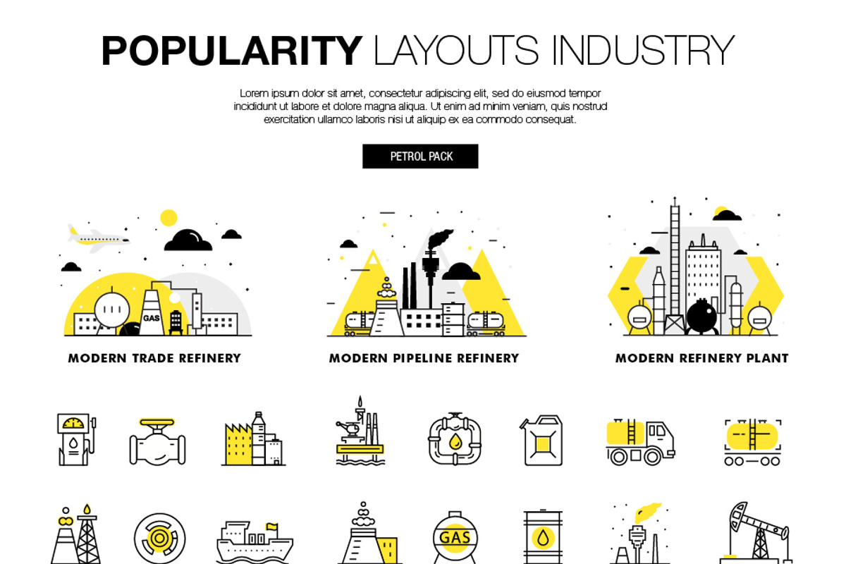 Popularity oil layouts, a Technology Illustration by Vladimir Vihrev (Photo 9 of 10)