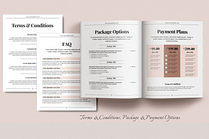 Client Welcome Pricing Packet Canva