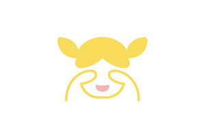 Girl Hide and Seek Logo
