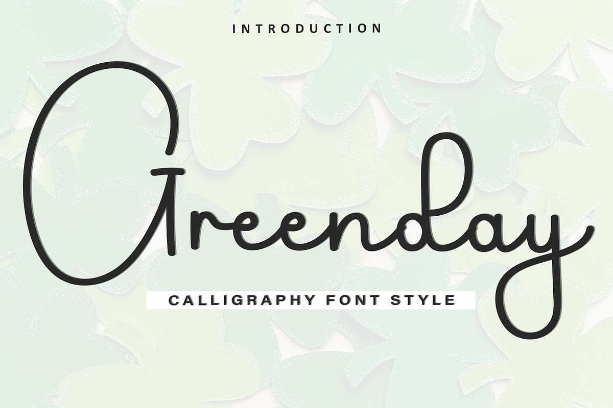 Greenday, a Handwritten Font by InermediaSTUDIO (Photo 1 of 8)
