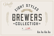 The Brewers Font Collection, a Sans Serif Font by Hustle Supply Co. (Thumbnail 5 of 9)