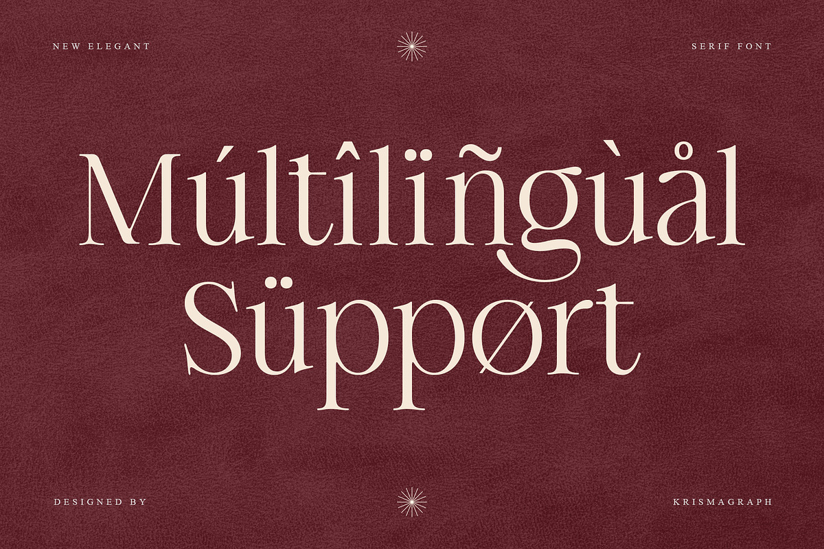 Chérié – Ligature Serif Family Font, a Serif Font by Krismagraph (Photo 8 of 15)