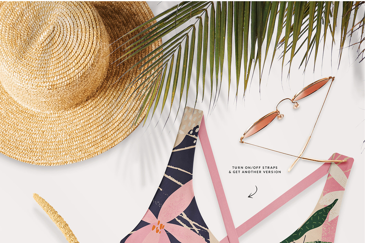 Mega Bundle Swimsuits 36x Mock-ups, a Print Template by Mocca Mockups Store (Photo 8 of 16)