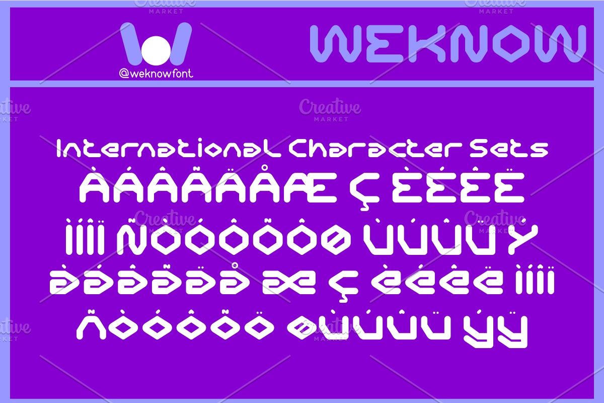 Scifi Universe font, a Font by weknow (Photo 8 of 8)