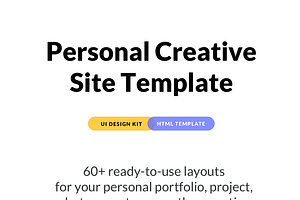 Creative Portfolio HTML Template 