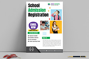 School Admission Flyer Design, a Flyer Template by MightyDesign (Thumbnail 1 of 8)