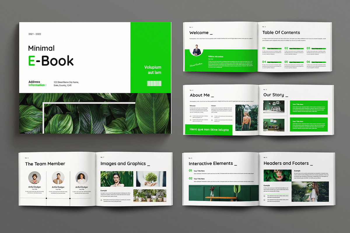 E-Book Layout Landscape, a Magazine Template by Seeing-art (Photo 1 of 10)