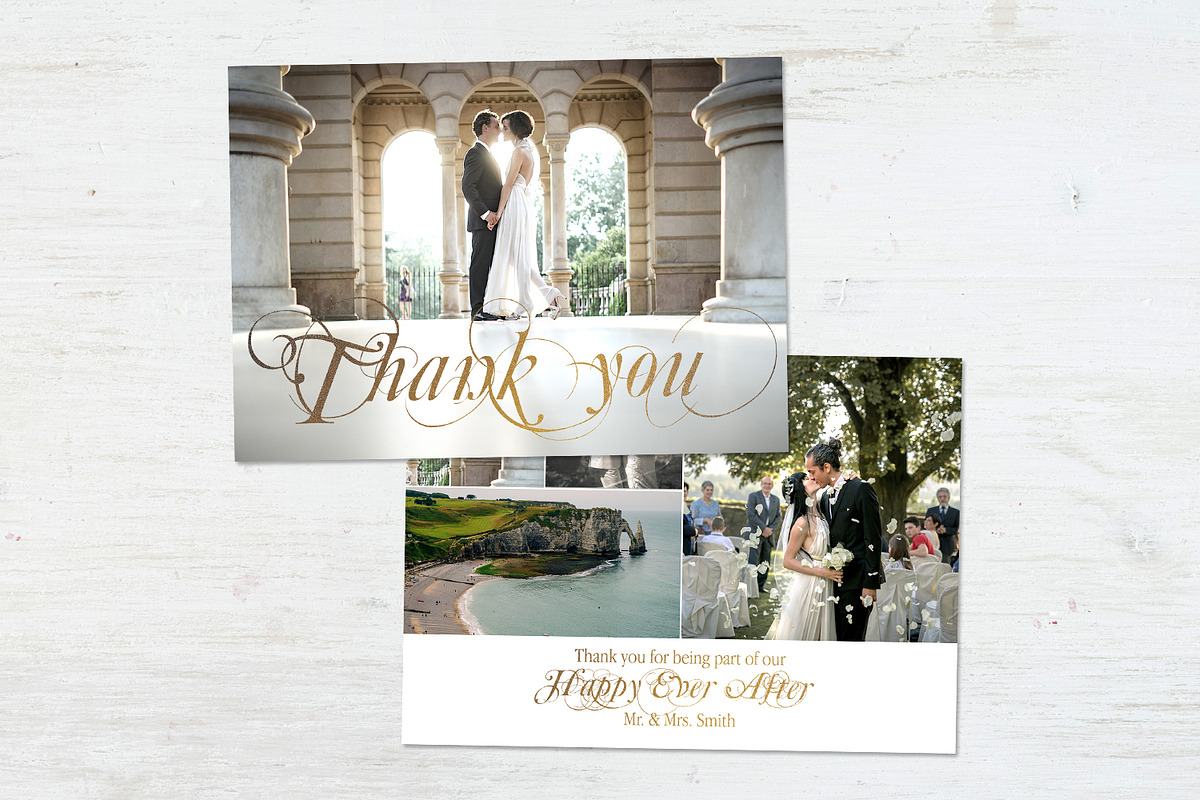 Wedding Thank You | Golden Days, an Invitation Template by Sleeklens (Photo 1 of 7)