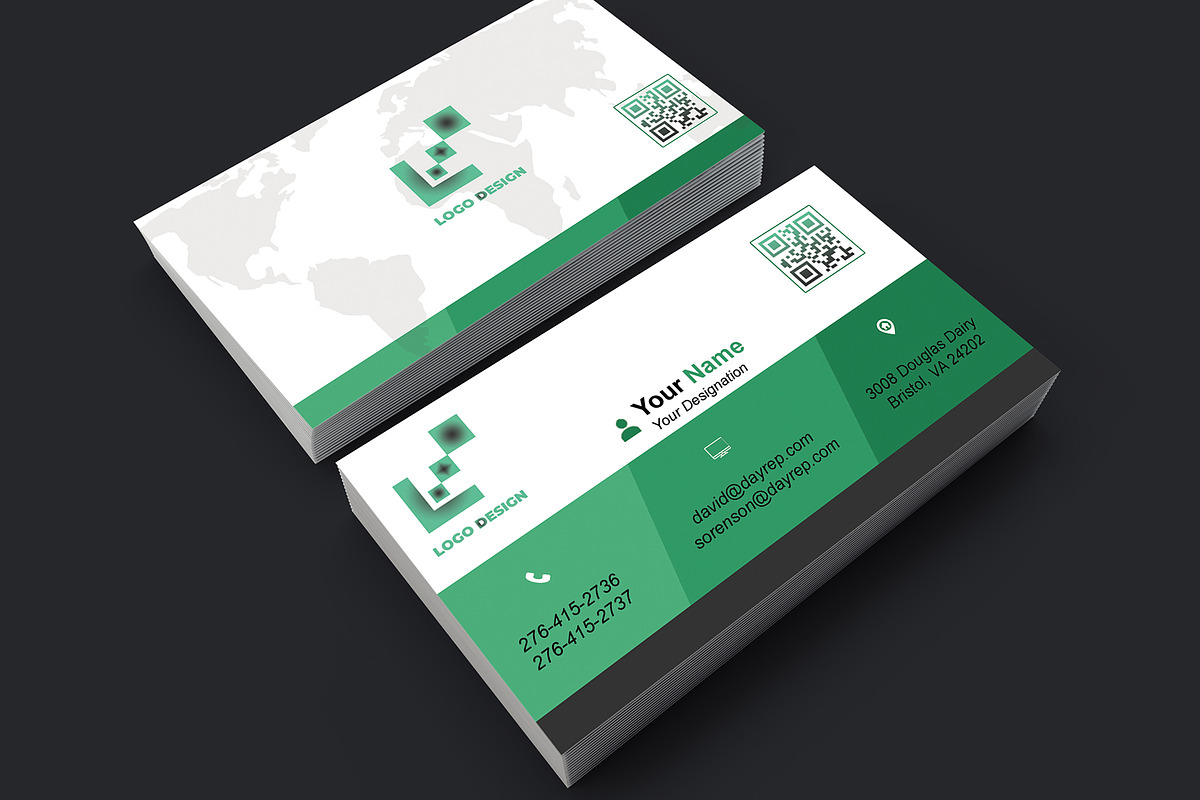 Minimal Realtor Card PSD preview 5