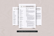 Resume Template, a Resume Template by DesignDevisers (Thumbnail 5 of 10)