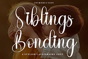 Siblings Bonding, a Handwritten Font by InermediaSTUDIO (Thumbnail 1 of 8)