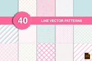 Line vector patterns (40 eps, png), a Pattern Graphic by DeepDesign (Thumbnail 1 of 3)