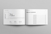 Recipe Cookbook Template Landscape, a Brochure Template by E-Type (Thumbnail 2 of 8)