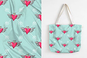 Set: seamless pattern with hearts, a Pattern Graphic by Melniklenart (Thumbnail 5 of 10)