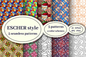 ESCHER seamless pattern