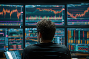Stock Trader Analyzing Financial Dat, a Photo by Pixeness Studio