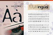 Malevice Inkbleed | 9 Weight, a Sans Serif Font by Burntilldead (Thumbnail 11 of 13)
