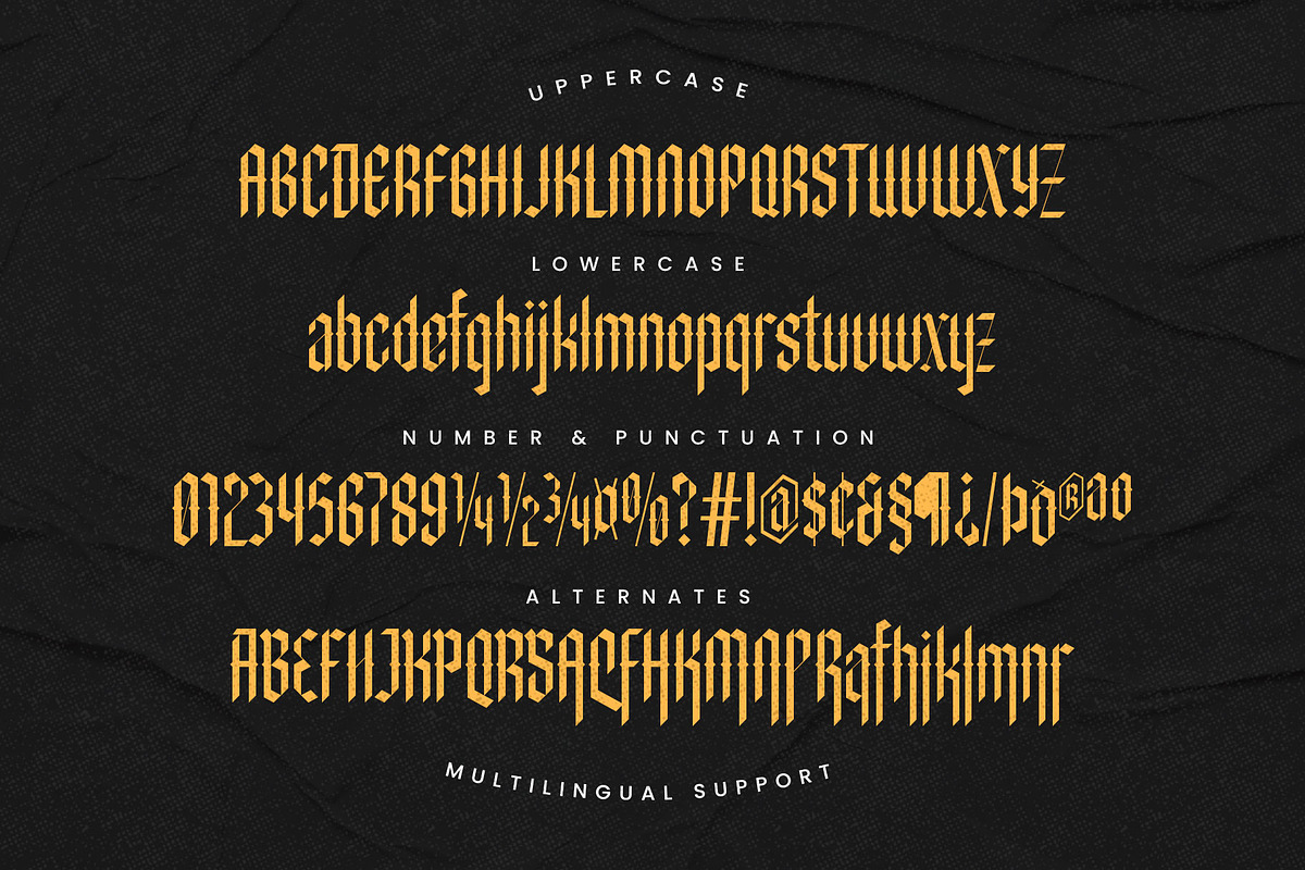 Something Damage - Blackletter, a Blackletter Font by Novitype (Photo 5 of 10)