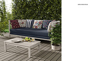 Outdoor Scene Sofa & Pillows Mockup, a Product Mockup by creatsy2 (Thumbnail 5 of 7)