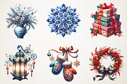 Christmas Chinoiserie Sublimation PN, an Illustration by RobertsArt (Thumbnail 5 of 7)