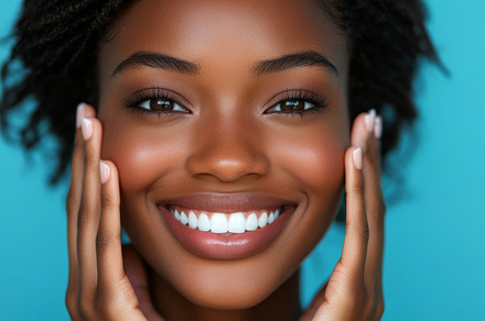 Happy women embracing natural beauty with radiant smiles