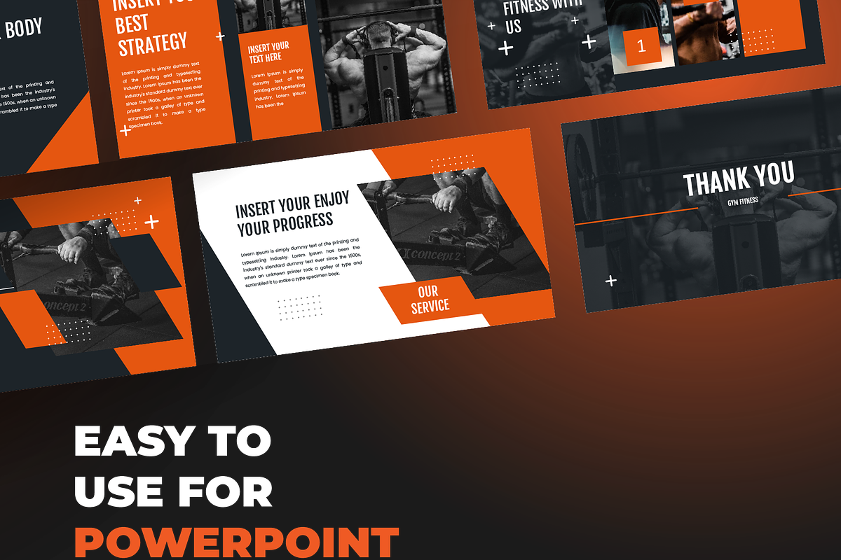 Max-GYM Presentation PowerPoint Temp, a Presentation Template by Pixel Blend (Photo 6 of 6)