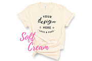 Bella Canvas TShirt Mockups On White, a Shirt Mockup by lock and page (Thumbnail 10 of 92)