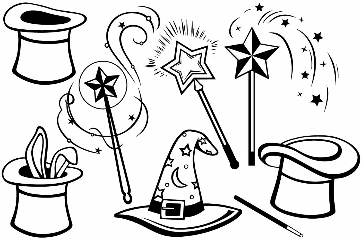 Magic accessories, an Outline Icon by LineworkStock