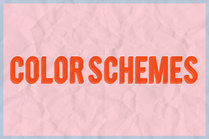 20 Color Schemes For Adobe Photoshop