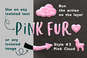 Fanсy Pink Fur Photoshop Effect, an Action Add-On by Sophico (Thumbnail 2 of 8)