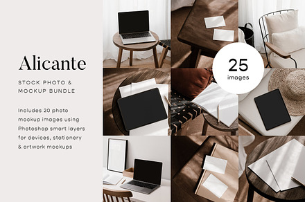 Alicante Photo & Mockup Bundle, an iPad Mockup by Moyo Studio
