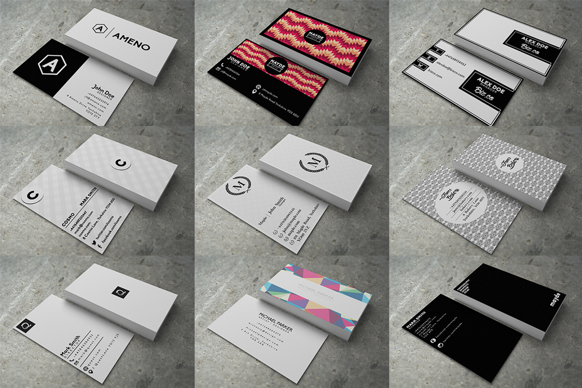 30 Modern Business Cards, a Business Card Template by Mayde (Photo 3 of 5)